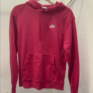 Nike Men's Pink Hoodie Sweater